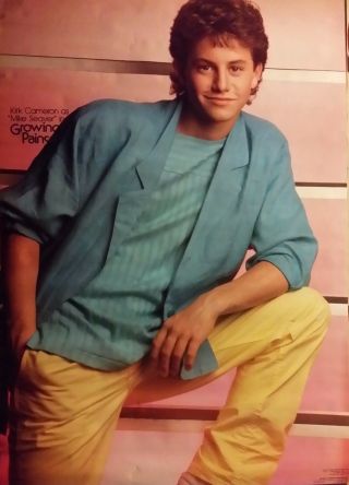 Vintage Kirk Cameron Mike Seaver Growing Pains Poster 1985