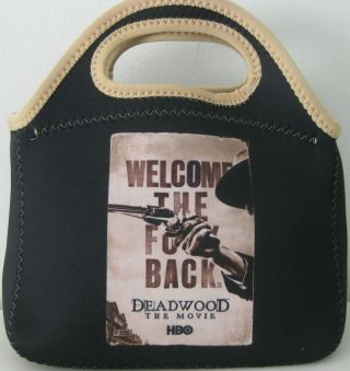 Deadwood The Movie Hbo 2019 Welcome The F K Back Promo Neoprene Lunch Tote Bag