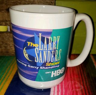 The Larry Sanders Show Staring Garry Shandling Hbo Promo Ceramic Coffee Cup Mug