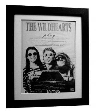 The Wildhearts,  Phuq,  Poster,  Ad,  Rare 1995,  Quality Framed,  Fast Global Ship