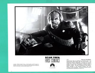 Star Trek First Contact 1996 Michael Dorn Actor News Press Promo Photo 8x10