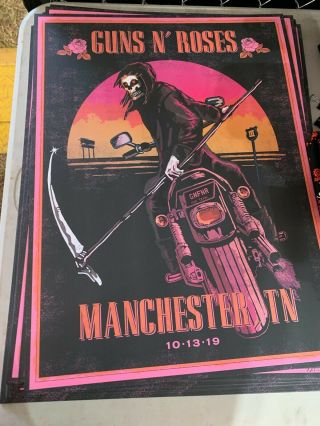 Guns N Roses Exit 111 Festival Manchester,  Tn Poster/lithograph