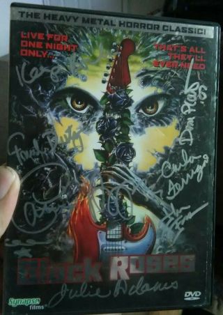 Autograph Signed Dvd Black Roses Signed 7x