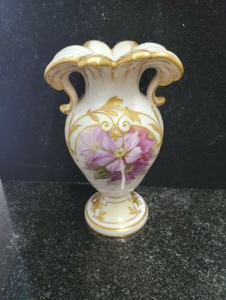 KPM Berlin Porcelain Floral Vase - Marks - 2