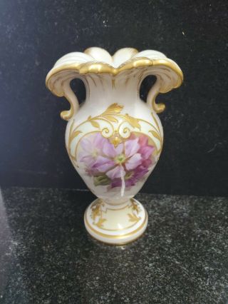 KPM Berlin Porcelain Floral Vase - Marks - 5