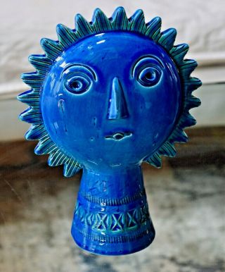 Aldo Londi Sole Figure Rimini Blue Bitossi Made In Italy