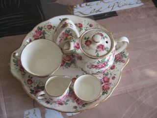 22 Tea Set James Kent Longton Made In England 4040 With Roses