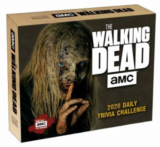 The Walking Dead Daily Trivia Challenge 12 Month 2020 Desk Calendar