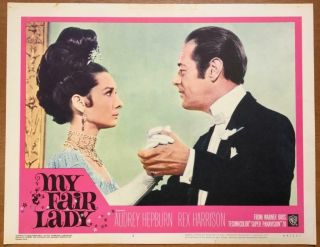Audrey Hepburn & Rex Harrison Dancing My Fair Lady 1964 2 Lobby Card 2510