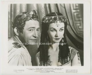 Vivien Leigh Claude Rains Caesar And Cleopatra Vintage Photo