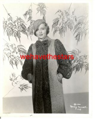Vintage Nancy Carroll Gorgeous Glamour Fashion 30s Publicity Portrait
