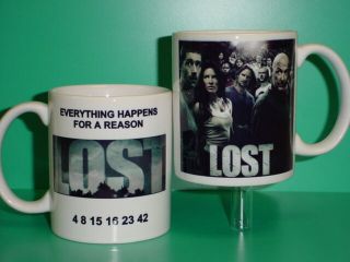 Lost Tv Series Show - With 2 Photos - Designer Collectible Gift Mug 01