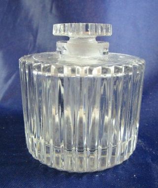 Antique Baccarat Crystal Perfume Bottle Made In France 1.  5oz Fully Marked 2 1/4”