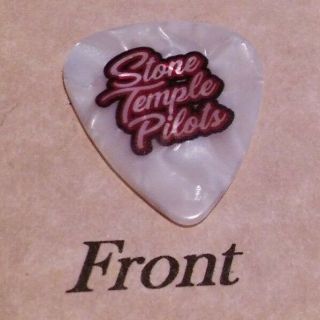 Stone Temple Pilots Stp Band Signature Logo Guitar Pick - (q)
