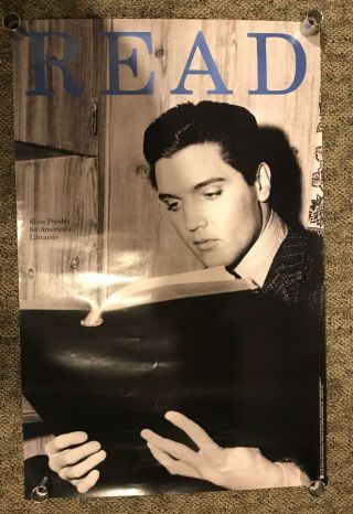 Elvis Presley Read Poster For America 