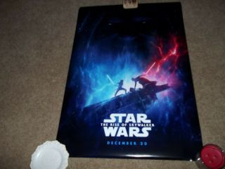 Star Wars The Rise Of Skywalker Poster Double Sided Very Rare