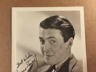 James Stewart Very Rare Very Early Vintage Autographed Photo From 1936 Mr.  Smith 2