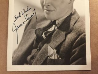 James Stewart Very Rare Very Early Vintage Autographed Photo From 1936 Mr.  Smith 3