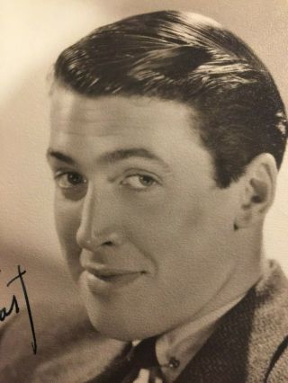 James Stewart Very Rare Very Early Vintage Autographed Photo From 1936 Mr.  Smith 4