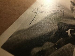 James Stewart Very Rare Very Early Vintage Autographed Photo From 1936 Mr.  Smith 6