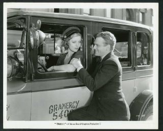 James Cagney,  Loretta Young Vintage 1932 Warner Bros.  Photo " Taxi "