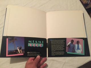 VINTAGE 1984 MIAMI VICE School Folder RARE COOL TV Show 2