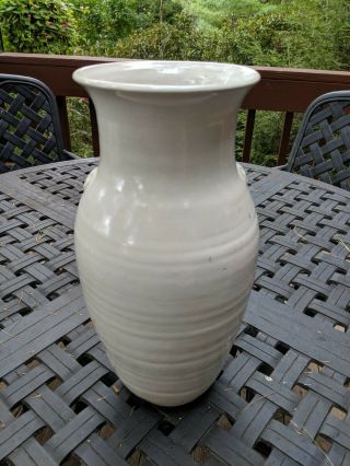 Ben Owen III Dogwood Vase White Glaze North Carolina Pottery NC Southern Folk Ar 4