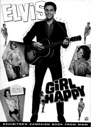 Girl Happy Pressbook,  Elvis Presley,  Shelly Fabares,  Gary Crosby,  Nita Talbot