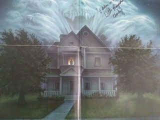 FRIGHT NIGHT POSTER AUTOGRAPHED X 3 CAST MEMBERS 4