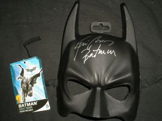 Kevin Conroy Signed Mask Autograph Batman Animated Series Dc Voice Of Batman