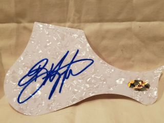 Bruce Springsteen Signed Guitar Pick Guard With Great Looking Item