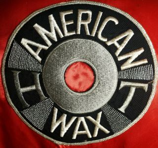 VTG AMERICAN HOT WAX Movie1978 Crew Jacket Large Orange Red White Snaps L 4
