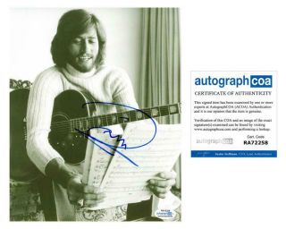 Barry Gibb " The Bee Gees " Autograph Signed 8x10 Photo B Acoa