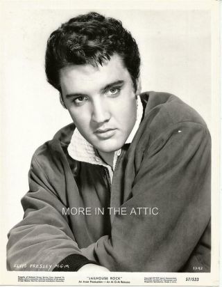 Elvis Presley Vintage Jailhouse Rock Iconic Mgm Portrait Film Still