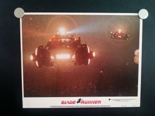 Blade Runner Police Spinners Movie 11x14 Lobby Card 1982 - C