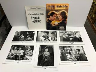 1991 Frankie & Johnny Movie Press Kit With Photo Set (1 - 6) & Handbook Al Pacino