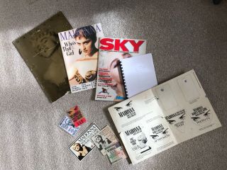 Madonna - Early Career Memorabilia From 1987 Who 