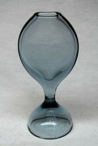 Kosta : Vicke Lindstrand.  Vase In Gray/blue.  Signed.