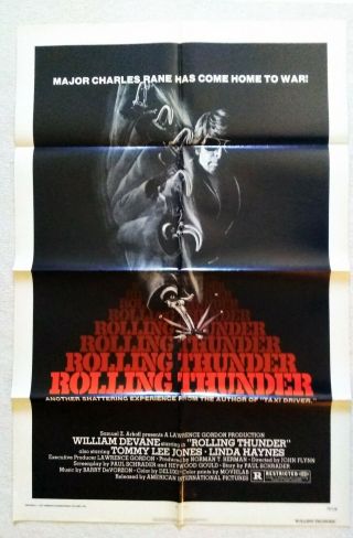 Rolling Thunder Vintage Us Theatrical 1 Sheet Posters 1977 Folded Vg,