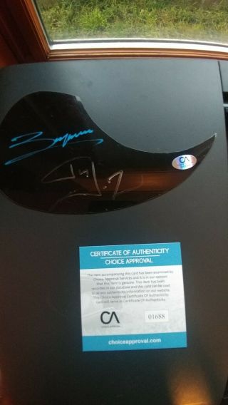 Beyonce and Jay - Z Signed Autographed Guitar Pick Guard with Great Item 2