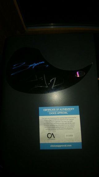 Beyonce and Jay - Z Signed Autographed Guitar Pick Guard with Great Item 4