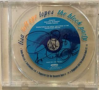 Lisa Left Eye Lopes Signed Autographed Promo Cd Rare Tlc