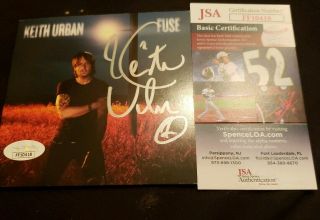 Keith Urban Signed Autographed Cd Cover W/ Cd Jsa Certified Auto Fuse