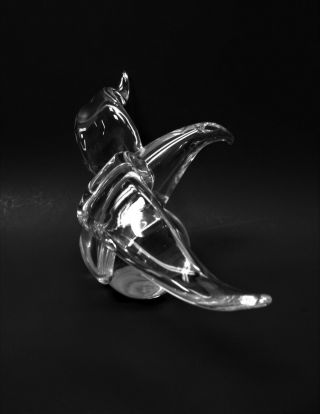 Vintage STEUBEN EAGLE Art Glass Sculpture/Figurine by James Houston 3