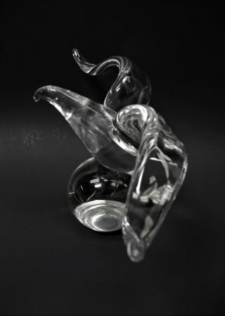 Vintage STEUBEN EAGLE Art Glass Sculpture/Figurine by James Houston 5