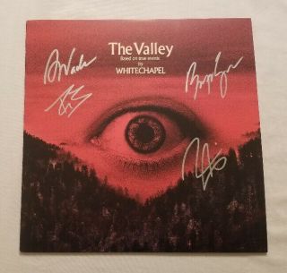 Whitechapel Autographed The Valley Marbel Vinyl Lp Signed By 4