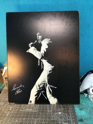 1971 Elvis Presley Sahara Tahoe Sincerely Yours Concert Tour Souvenir Poster