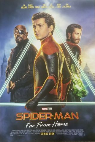 Spider - Man Far From Home Intl E Movie Poster Double Sided 27x40