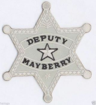 Andy Griffith Mayberry Deputy Badge Patch - May10
