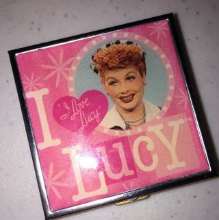 I Love Lucy Lucille Ball Vitameatavegamin Girl Pillbox Trinket Box Pill Box